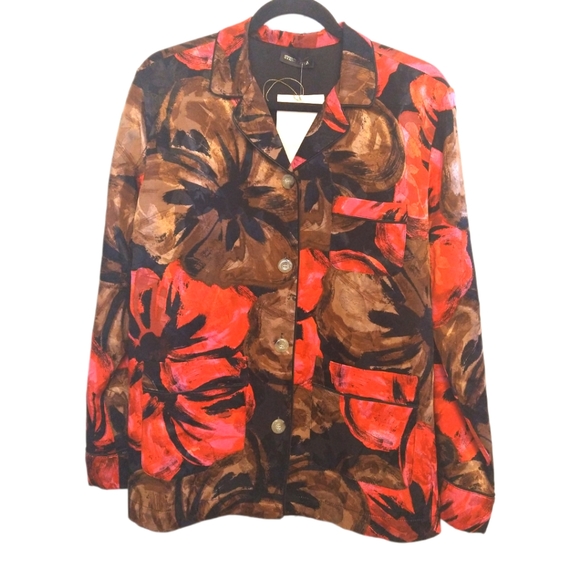 Stine Goya Tjasa Floral Jacquard Blouse. NWT. Size Small - Picture 2 of 8